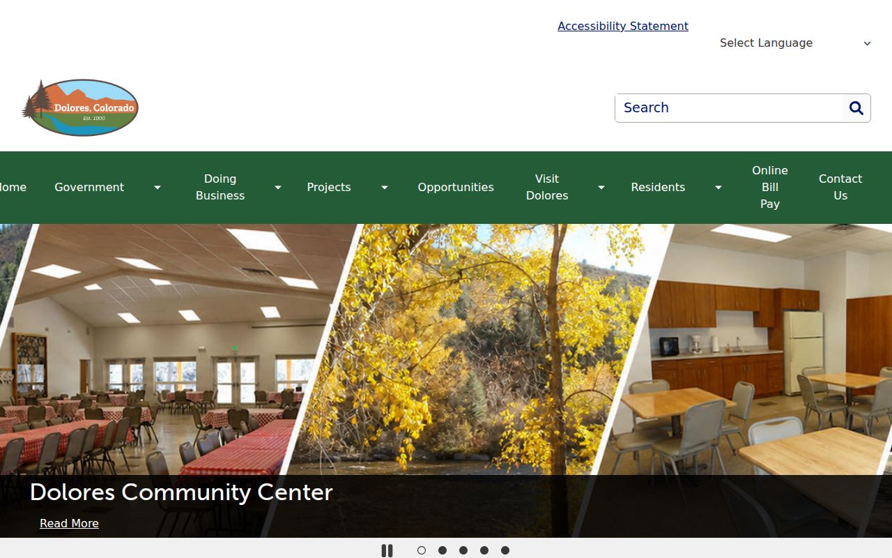 Dolores Town Hall official municipal contact page
